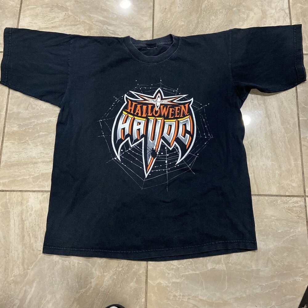 Vintage WCW Event Halloween Havoc Men's T-Shirt Size XL - Picture 2 of 5